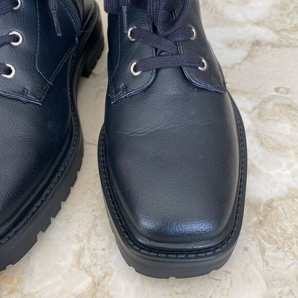 Kelly & Katie Vegan Leather Chunky Motorcycle Buckle Boots - Picture 8 of 16